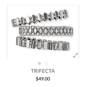 Trifecta Silver Bracelets